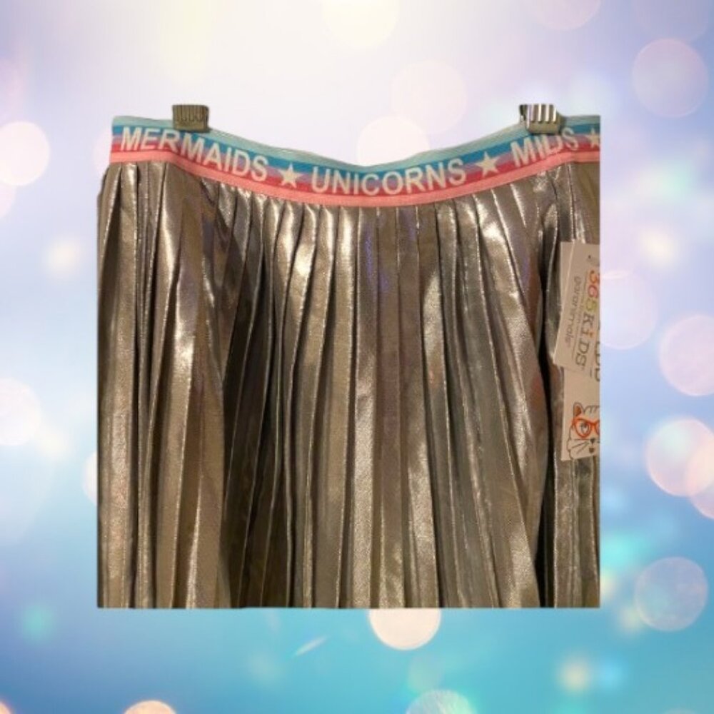365 Kids Foil Pleated Skirt (NEW w/Tags)